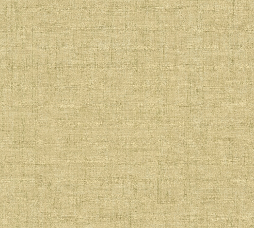 Mustertapete Leinenoptik Goldbeige Elegant - 10,05 m x 0,53 m