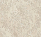 Mustertapete Barock-Ornament Champagner - 10,05 m x 0,53 m