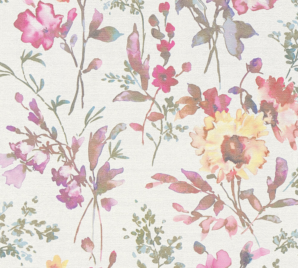 Livingwalls CosmoLiving Petal Poetry-Unfold Blüten Weiß - 10,05 m x 0,53 m