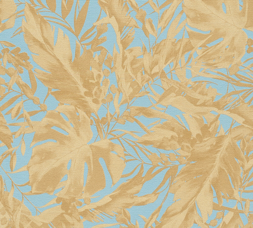Livingwalls CosmoLiving Earthlines-Balance Botanic Blau - 10,05 m x 0,53 m