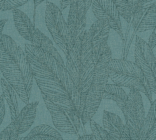 Livingwalls CosmoLiving Golden Fern-Glow Botanic Grün - 10,05 m x 0,53 m
