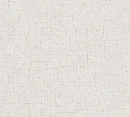 Livingwalls CosmoLiving Vliestapete Metallic Effekt Weiß Gold - 10,05 m x 0,53 m