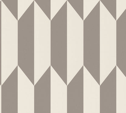 Livingwalls CosmoLiving Graphic Groove-Playful geometrisch Silber - 10,05 m x 0,53 m