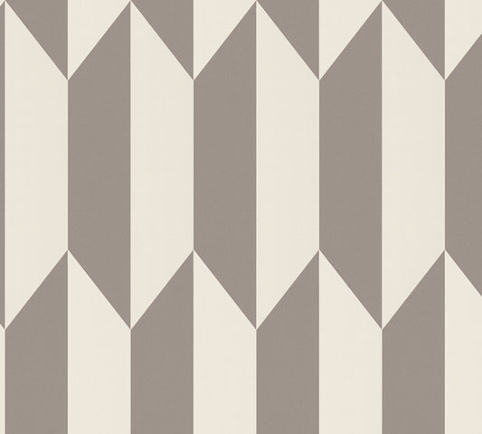 Livingwalls CosmoLiving Graphic Groove-Playful geometrisch Silber - 10,05 m x 0,53 m