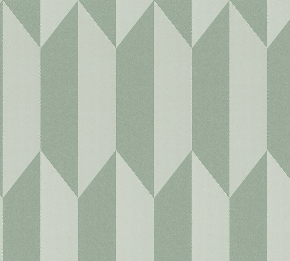 Livingwalls CosmoLiving Graphic Groove-Playful geometrisch Grün - 10,05 m x 0,53 m