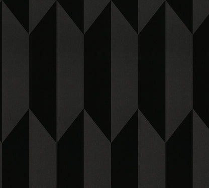 Livingwalls CosmoLiving Graphic Groove-Playful geometrisch Schwarz - 10,05 m x 0,53 m