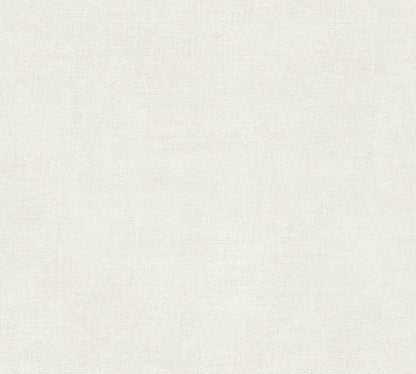 Mustertapete Textil-Optik Lichtgrau - 10,05 m x 0,53 m