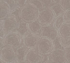 Mustertapete Seil-Spiralen Taupe - 10,05 m x 0,53 m