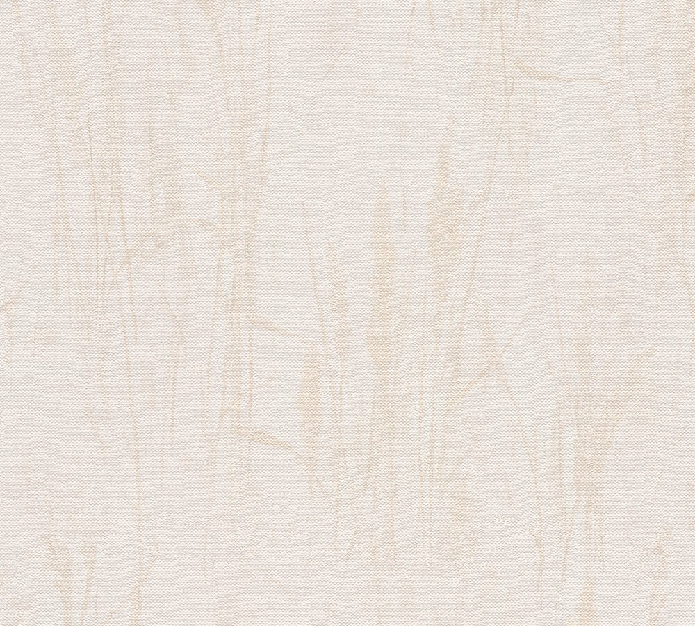 Mustertapete Gräser-Silhouette Beige - 10,05 m x 0,53 m