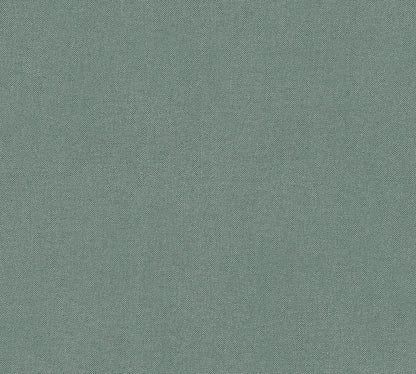 Mustertapete Leinen-Optik Petrol-Grau - 10,05 m x 0,53 m