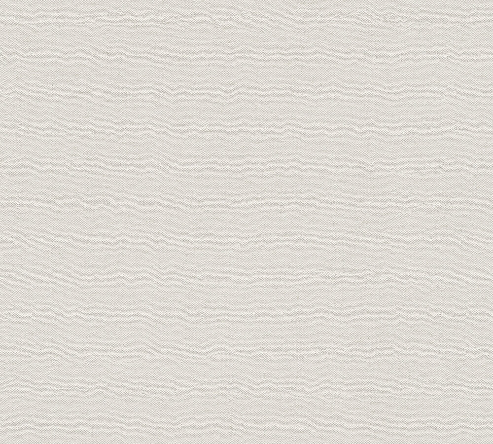 Mustertapete Leinenoptik Off-White - 10,05 m x 0,53 m