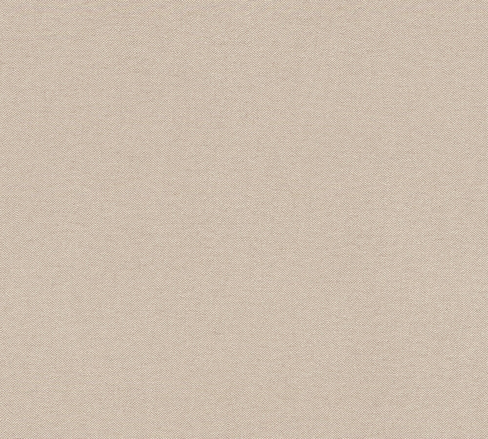 Mustertapete Leinenoptik Taupe Zeitlos - 10,05 m x 0,53 m