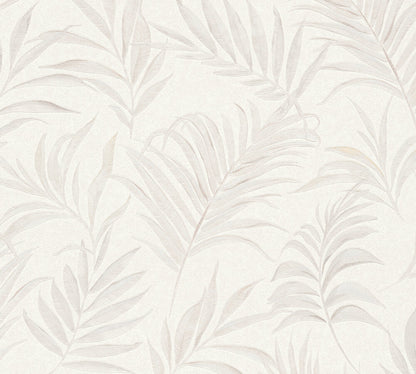Livingwalls CosmoLiving Midnight Botanica-Mystery Palmenblätter Weiß - 10,05 m x 0,53 m