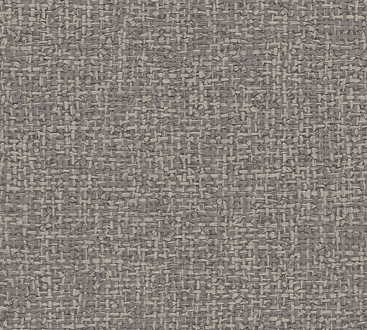 Livingwalls Vibes & Styles Jan - Stud!o Sense & Surface Geflecht Grau Metallic - 10,05 m x 0,53 m