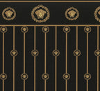 Versace I Love Baroque Schwarz Barock Tapete - 10,05 m x 1,06 m