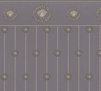 Versace  Grau Schwarz - 10,05 m x 1,06 m