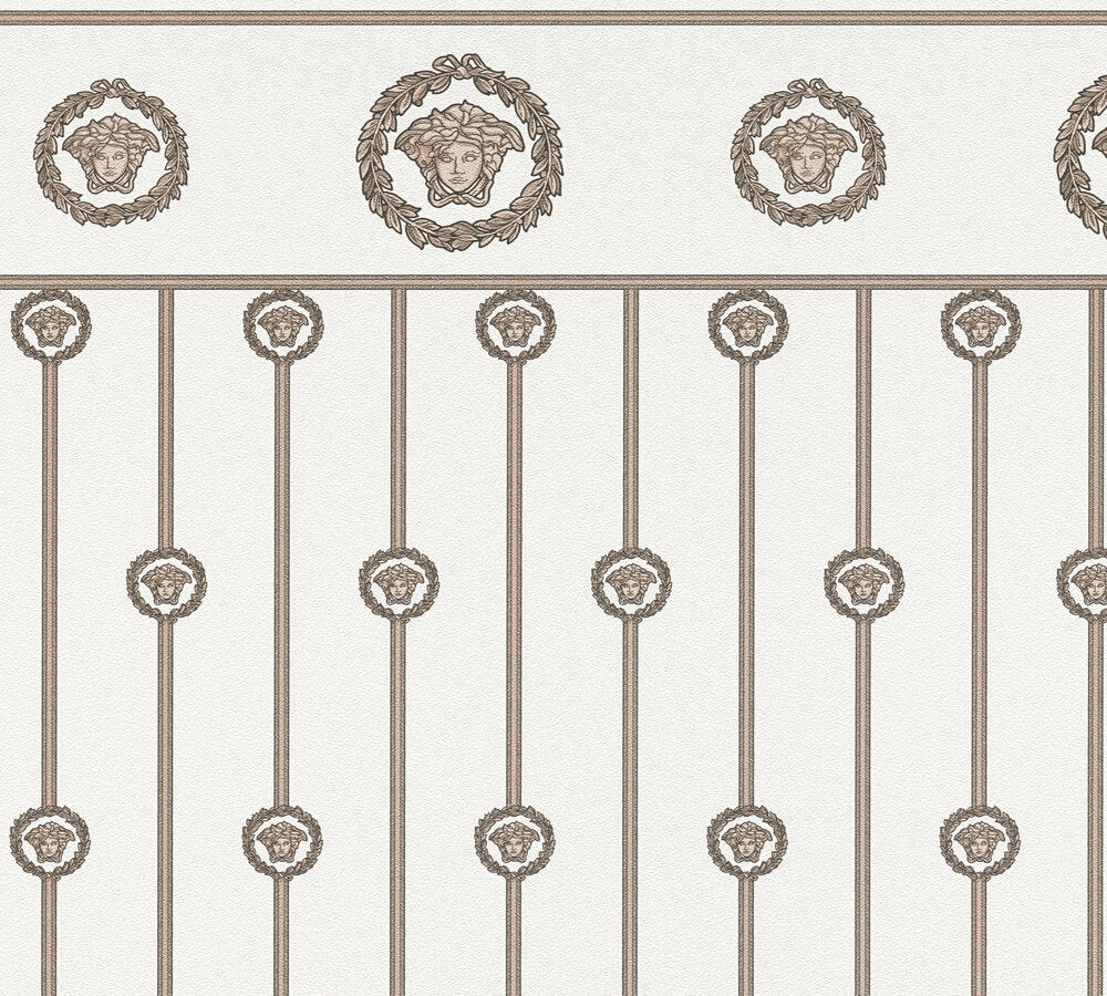 Versace  Weiß Beige - 10,05 m x 1,06 m