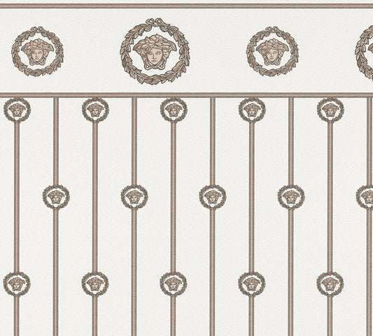 Versace  Weiß Beige - 10,05 m x 1,06 m