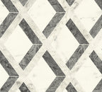 Versace Tarsia Grau Schwarz - 10,05 m x 0,70 m