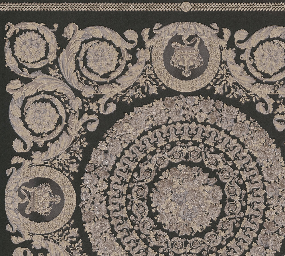 Versace Heritage Schwarz Beige - 10,05 m x 0,70 m