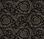 Versace Barocco Grau Schwarz - 10,05 m x 0,70 m