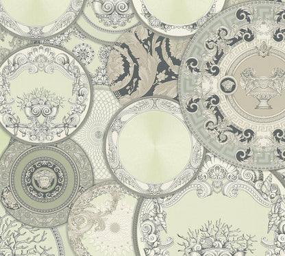 Versace Art De La Table Grün - 10,05 m x 0,70 m