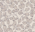 Mustertapete Eukalyptus-Zweige Mauve-Grau - 10,05 m x 0,53 m