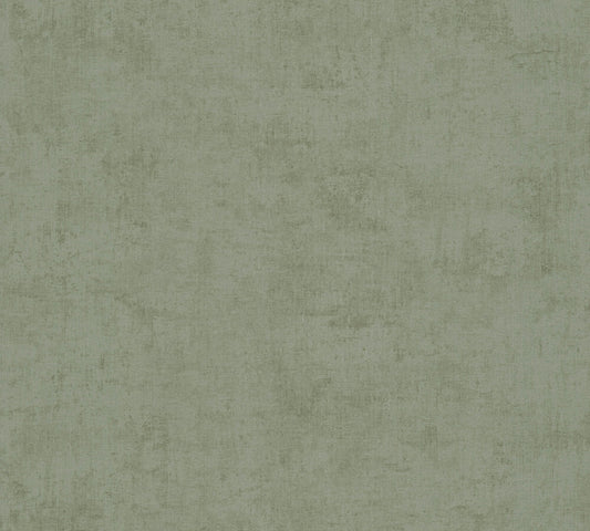 Strukturtapete Vintage-Textur Salbeigrün