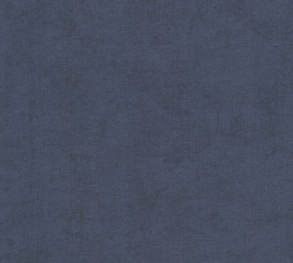 Mustertapete Vintage-Textur Marineblau - 10,05 m x 0,53 m