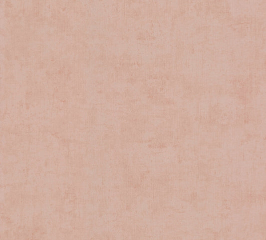 Strukturtapete Vintage-Textur Lachs-Rosa