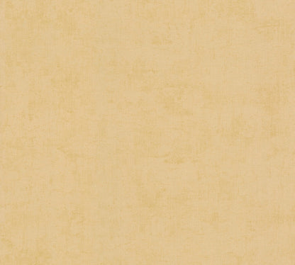 Mustertapete Vintage-Textur Senfgelb - 10,05 m x 0,53 m
