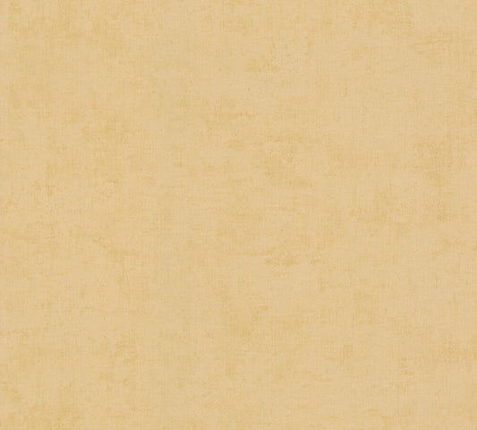 Strukturtapete Vintage-Textur Senfgelb