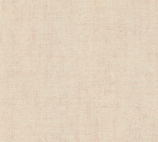 Strukturtapete Leinenoptik Beige Elegant
