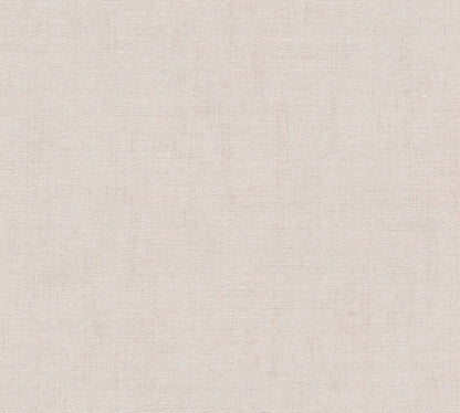 Mustertapete Leinenstruktur Beige - 10,05 m x 0,53 m