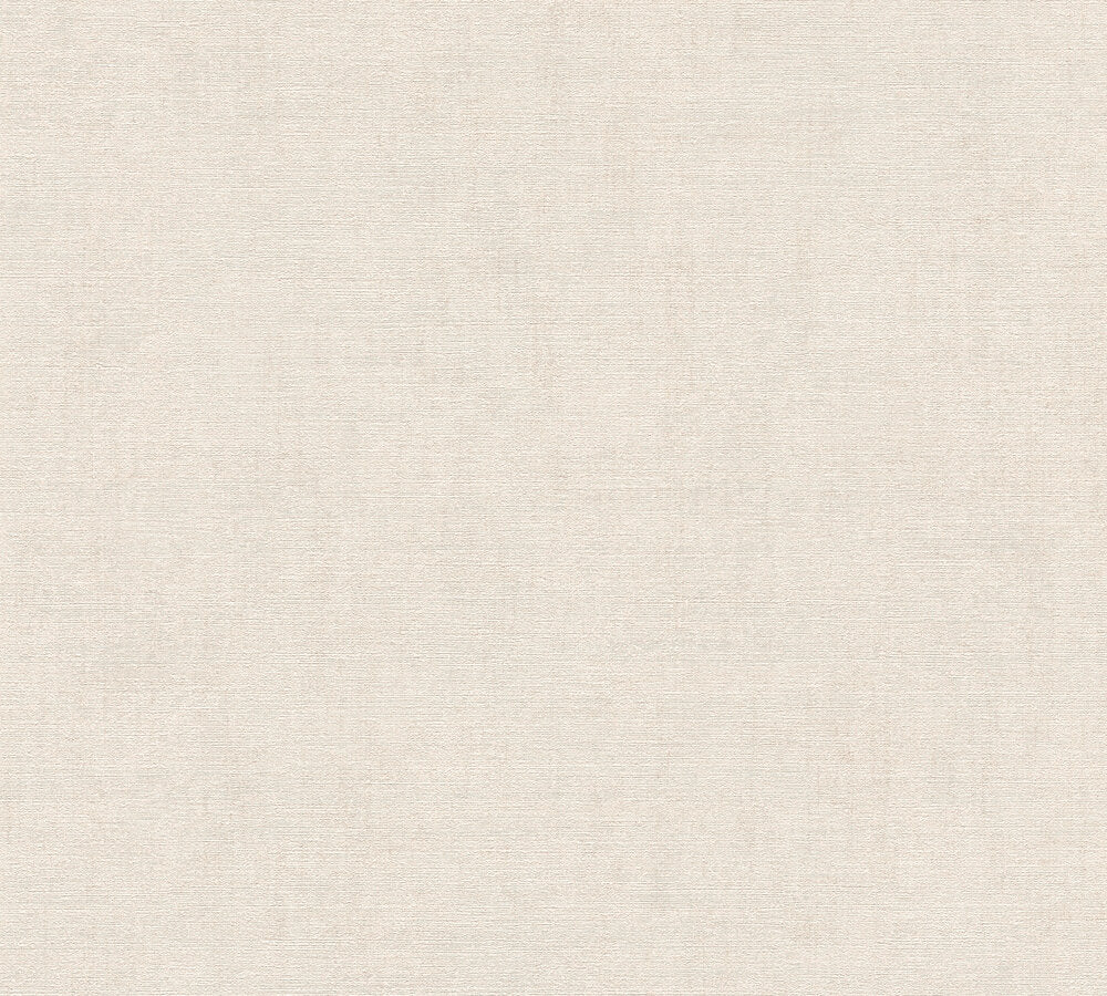 Mustertapete Textiloptik Sandbeige - 10,05 m x 0,53 m