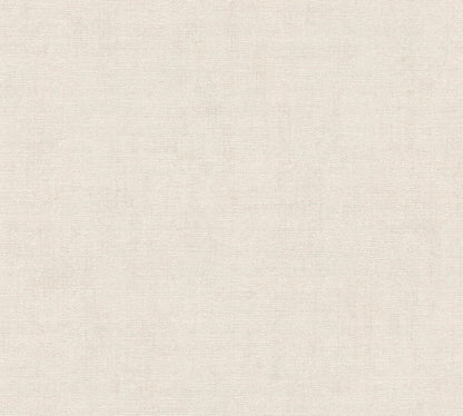Mustertapete Textiloptik Sandbeige - 10,05 m x 0,53 m