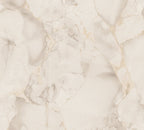 Mustertapete Marmor-Optik Creme & Gold - 10,05 m x 0,53 m