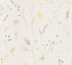 Mustertapete Wiesenblumen Pastellbunt - 10,05 m x 0,53 m