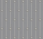 Versace I Love Baroque Grau Barock Tapete - 10,05 m x 0,70 m