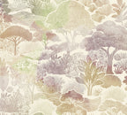 Mustertapete Zauberwald Pastell - 10,05 m x 0,53 m