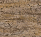 Mustertapete Antik-Putz Erdbraun - 10,05 m x 0,53 m