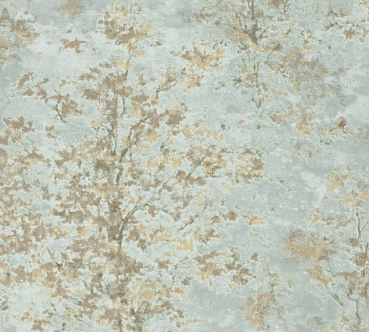 Livingwalls Vibes & Styles Astrid - Whispering Woods Bäume Grau - 10,05 m x 0,53 m