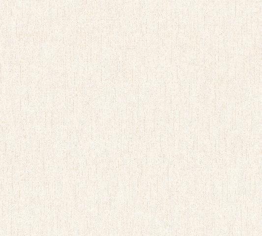 Livingwalls Vibes & Styles  Strukturtapete Creme Metallic - 10,05 m x 0,53 m