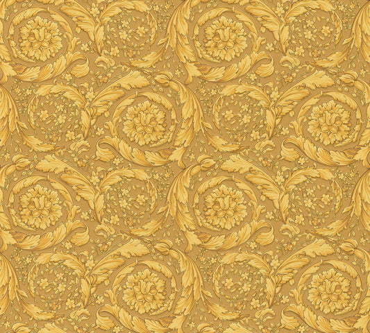 Versace Barocco Birds Gold Designtapete - 10,05 m x 0,70 m