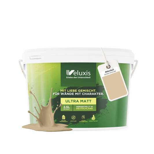 Wandfarbe Aesthetic Artichoke – Universal Beige von Veluxis®