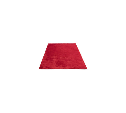 Teppich Samtglanz Rot rechteckig - 110cm x 60cm