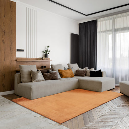 Teppich Seidenschimmer Terra rechteckig - 340cm x 240cm