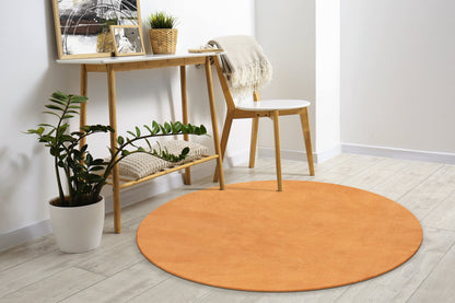 Teppich Seidentraum Terra rund - 120cm x 120cm