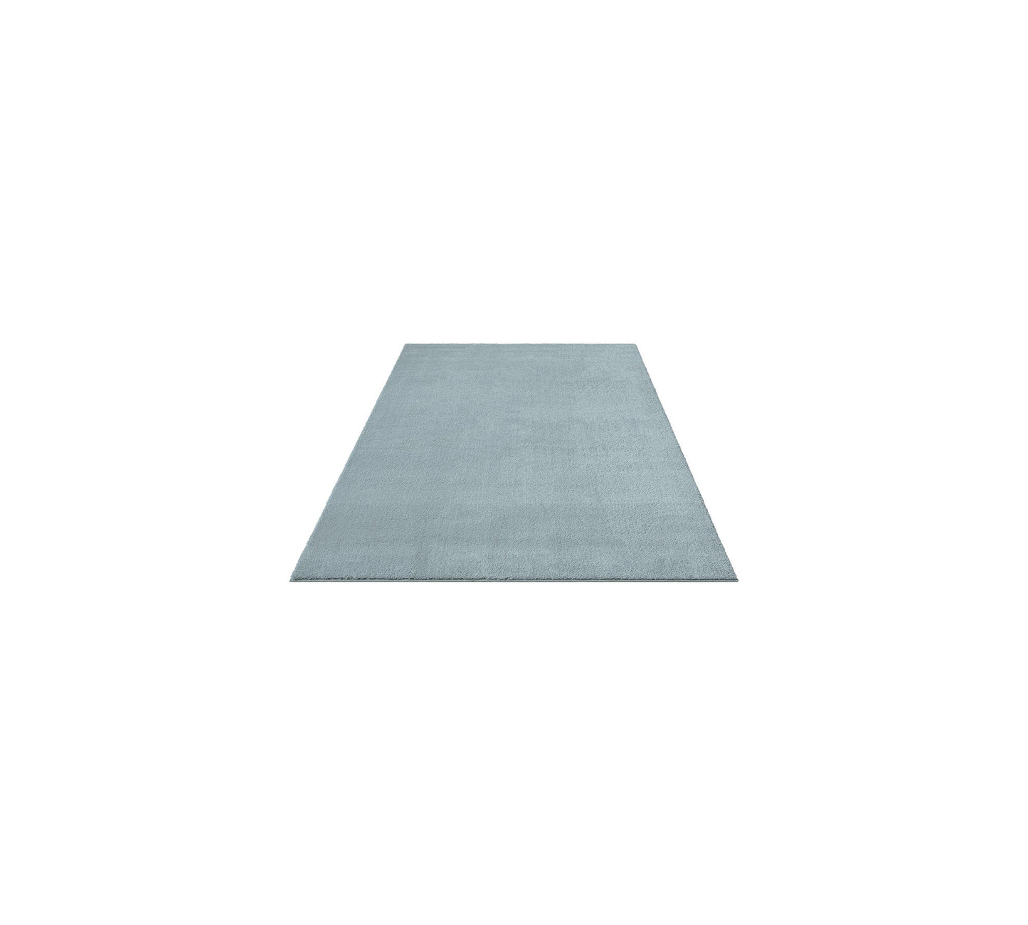 Teppich Seidenweich Blau rechteckig - 150cm x 80cm