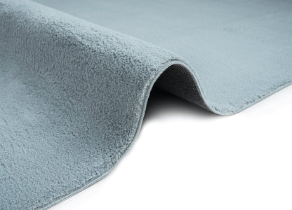 Teppich Seidenflair Blau rechteckig - 200cm x 140cm